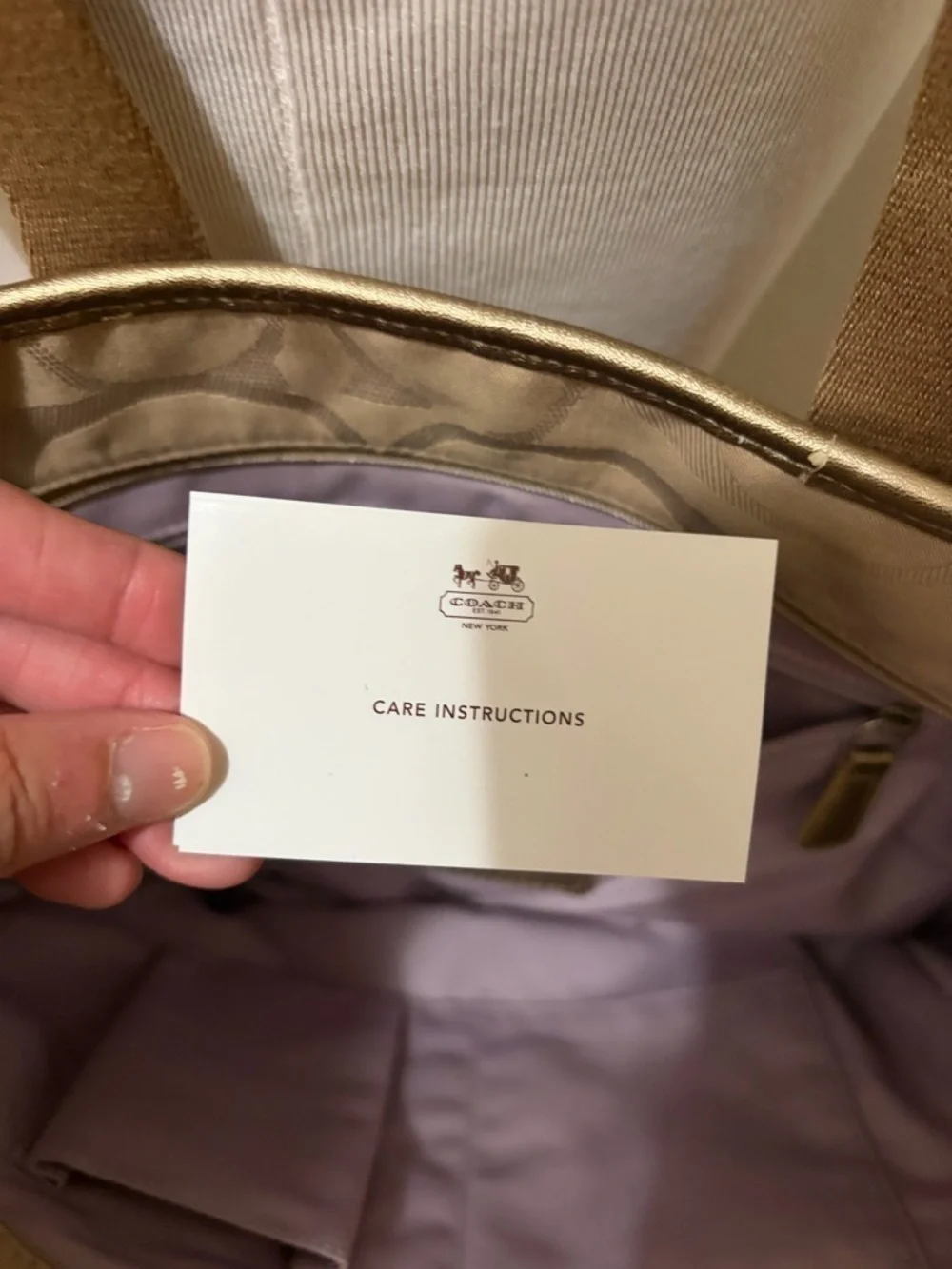 NWT Coach Signature Kyra Convertible Tote READ DESCRIPTION